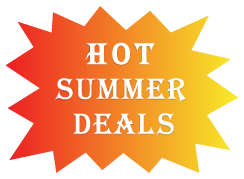 Burst with Hot Summer Deals in Text